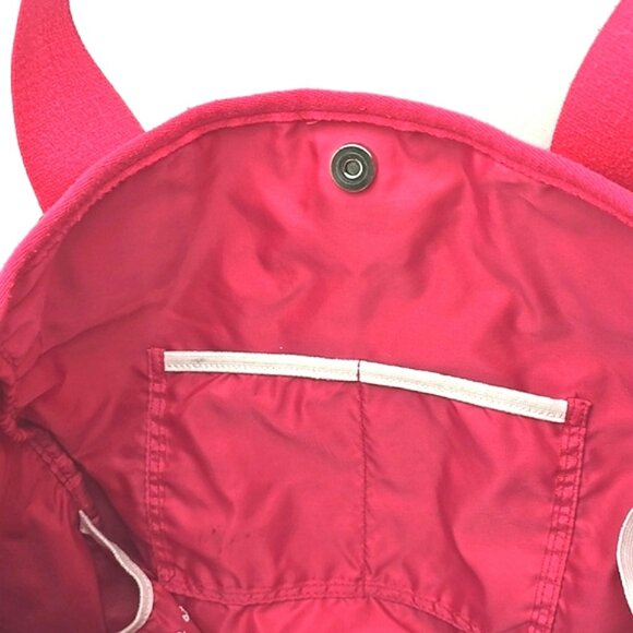 Lululemon Rare Manifesto Canvas Shoulder Bag Pink White Print + Washable Pouch - Picture 9 of 16